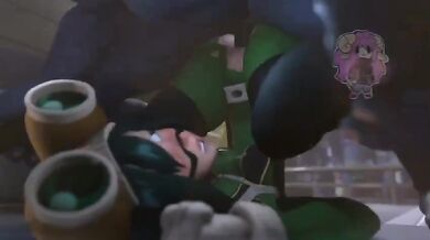 'Awkwardly Stiff and Not Moving Positions! The Rougenine Encounters a Hentai Fantasy'