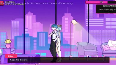 'Sexy Angel in Naughty Neuron Fantasy'