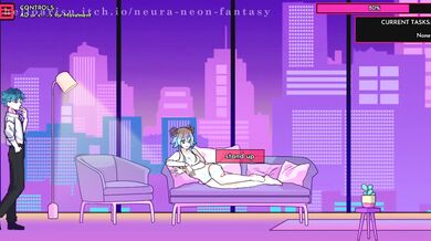 'Sexy Angel in Naughty Neuron Fantasy'