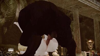 'One night with the alpha: a throbbing werewolf threesome with chubby babes and their daddy'.