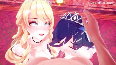 "Cumming for Cash in the Fontaine Ladies' Sex Party"