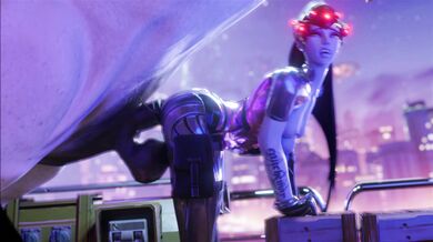 "Widowmaker and Horse Rooftop 4K [TheBartender]"