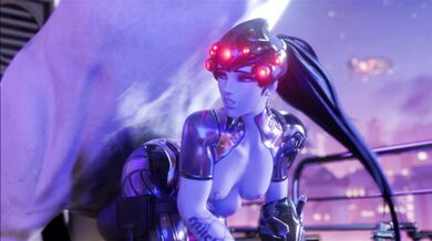 "Widowmaker and Horse Rooftop 4K [TheBartender]"