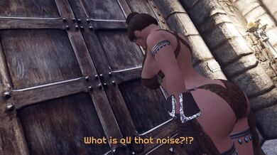 'Sexy Mage and Battle with Preview of Skyrim4Ever'