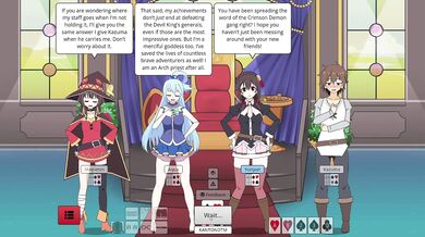 'Stripping, Bluffing and Dealing in the Konosuba World! A Sexy Poker Night at the Inventory with Gang Members'