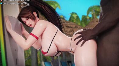 "Bikini Beach Blackout: Mai Shiranui and her Sexy Wet Dreams"