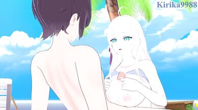 'Tamaki Suoh and I have hot sex in Ouran High School Host Club.'