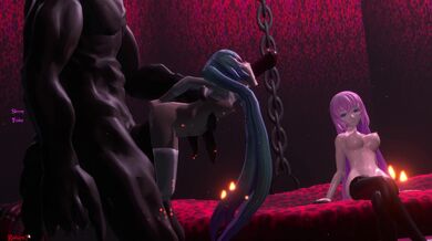 'Riding the Demon Slave of a Virtual Idol: Hatsune Miku's Onihole Adventure'