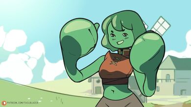 'Massive Hourglass Ass Gets Stretched Tail-Blazer Hentai'