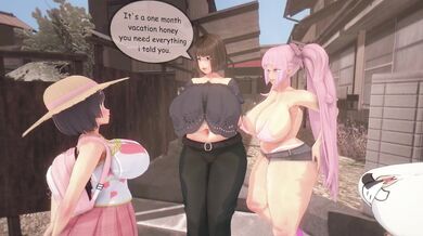 'Jap Step-Sisters in Heated Summer Vacation Hookup'