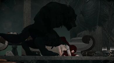 'Getting ready to be ravaged by the Big Bad Wolf in your Red Hood?'