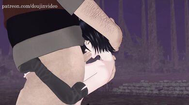 "Kuchiki's Secret Fantasy with Rukia: Bleach Hands-on Blowjob Shortie"