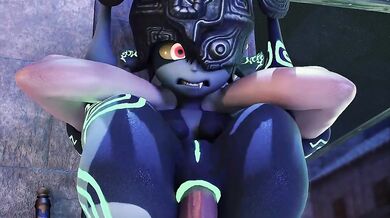 'The Cuckold's Delight: Midna Dominates the Helpless Husband'