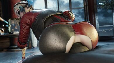 'Harley Quinn's Secret Fetish [Injustice] Save Ass'