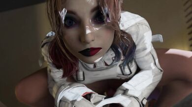 Rewritten as: "Harley rides a well-behaved boy with an alternative outfit"