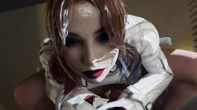 Rewritten as: "Harley rides a well-behaved boy with an alternative outfit"