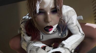 Rewritten as: "Harley rides a well-behaved boy with an alternative outfit"