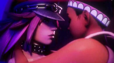 "As Poison and Lily engage in a heated match, they feel an irresistible urge to fulfill their carnal desires."