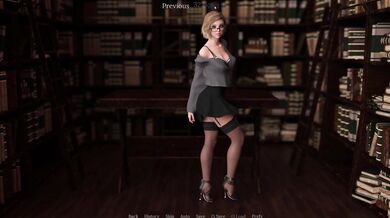 "An Intense Study Session at the Library - Emma and her Hot Librarian"