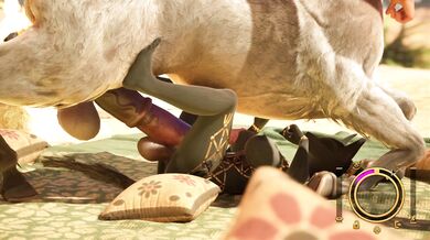 'Centariot: The Tail-end of a Centaur and a Futa Wolf's Fornication!'