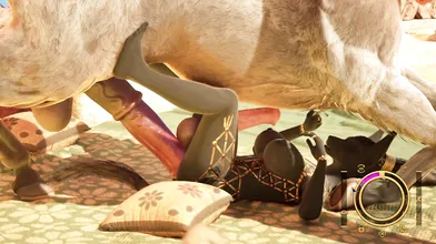 'Centariot: The Tail-end of a Centaur and a Futa Wolf's Fornication!'