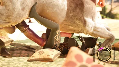 Centariot: The Tail-end of a Centaur and a Futa Wolf's Fornication!