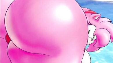 'Kirby and Smoorg Amy Large Butt in the Pool'