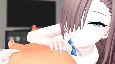 "Asuna's Nipple Licking Handjob: A Hentai Rim Job for the Goddess"