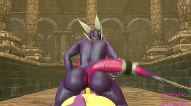 'Sexy Spyro and Cynder in the Wild West'