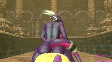 'Sexy Spyro and Cynder in the Wild West'