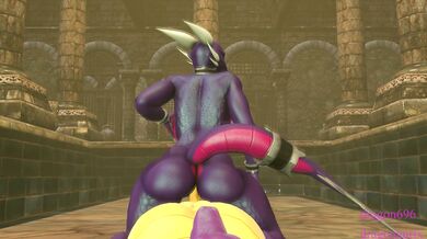 'Sexy Spyro and Cynder in the Wild West'