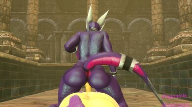 'Sexy Spyro and Cynder in the Wild West'