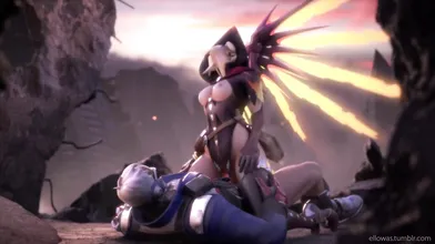 "Tears of Joy: A Mercy Overwatch PMV Handclap Hentai Video"