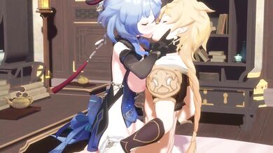 'Yuri Ganyu Lovemaking during Lantern Ritual (Remastered)'.