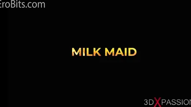 'MILK MAID'S FUTANARI BDSM SEXPERIMENTS ON CURVY GIRL'