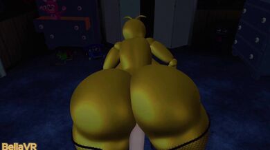 "Eye-popping Toy Chica Doggy POV Hentai Romp!"