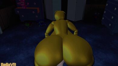 "Eye-popping Toy Chica Doggy POV Hentai Romp!"