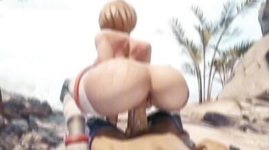 "Getting Naked on the Beach with a Sexy Brazilian Couple in an Intimate PMV Scene!"