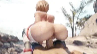 Getting Naked on the Beach with a Sexy Brazilian Couple in an Intimate PMV Scene!