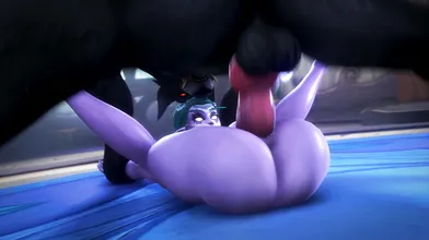 "Demon Queen Tyrande's Forbidden Love - A Night of Unbridled Passion with Noname55!"
