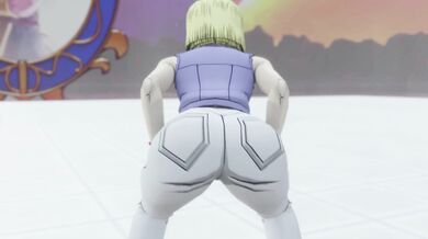 "One-Eighty-Sixing Android's Ass, Twerking her into a Hentai Porn Video!"