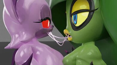 "Zombot Rouge x Zeena: The Undead Love Triangle"