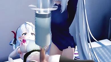 "Futanari Doctor's Tough Patients - Part 1: Health Checkups and Exams"