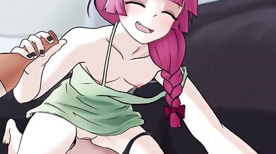 'Busty Japanese Milf Takes on Cowboy in Drinking Competition'