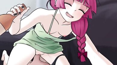 'Busty Japanese Milf Takes on Cowboy in Drinking Competition'