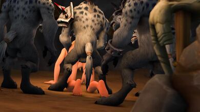 'Midnight Embrace: A Bloody Elven Love Story, Unraveling in a Dark Cave'