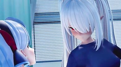 Futanari doctors take on futa patients in hardcore exam room action!