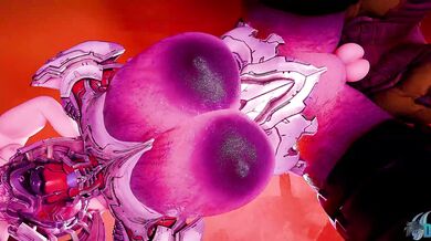 Hentai MILF 3D Khan gets a HUGE BLACK COCK up her tight ass!