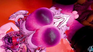 Hentai MILF 3D Khan gets a HUGE BLACK COCK up her tight ass!