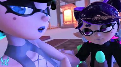 "Ink-filled Lust: Splatoon Threesome Porn"